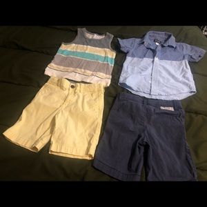 Boys shorts n tops 5 each piece